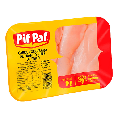 FILE PEITO FGO PIF PAF 1KG IQF BIFE CONG