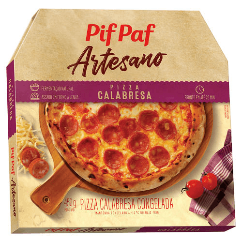 PIZZA PIF PAF 450G CALAB