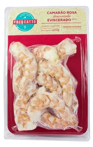 Camarão Frescatto Premium Rosa Descascado 400g