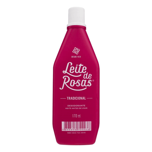 Loção De Limpeza Tradicional Leite De Rosas 170ml