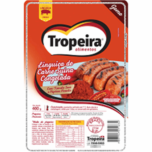 Linguiça Suína Tropeira Tomate Seco e Páprica 400g