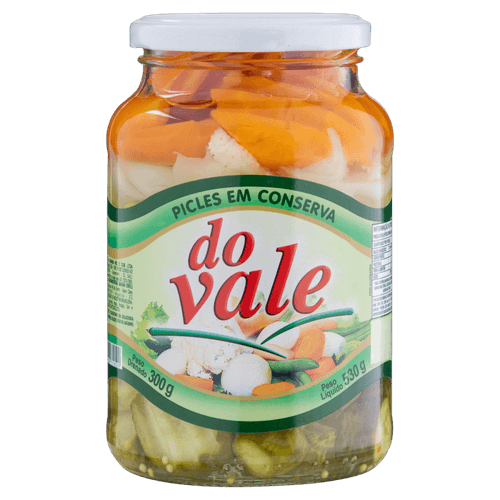 Picles em Conserva Do Vale Vidro 300g