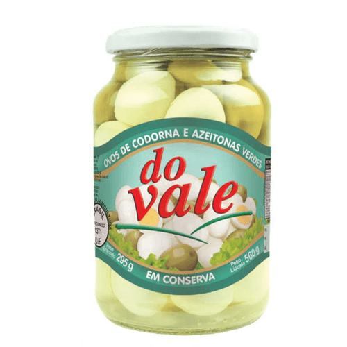 Ovo de Codorna em Conserva com Azeitonas Do Vale Vidro 295g