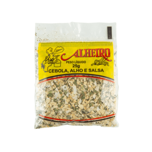 Condimento Alheiro Cebola, Alho e Salsa Desidratada 25g