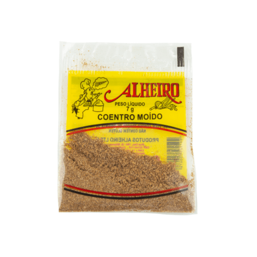 Condimento Alheiro Coentro Moído Pacote 7g