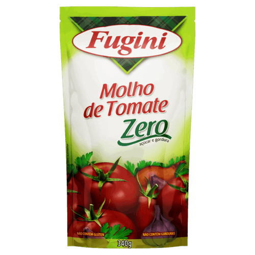 Molho de Tomante Zero Fugini Sache 340 g