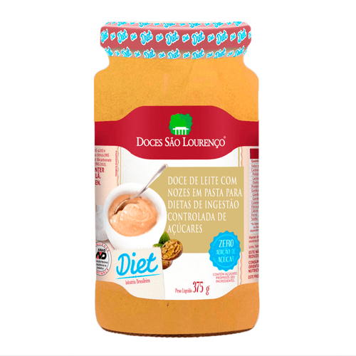 Doce de Leite São Lourenço Diet com Nozes 375g