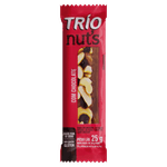 Barra-de-Nuts-com-Amendoim-Castanha-de-Caju-Castanha-do-Para-Amendoa-Uva-Passa-e-Cobertura-Chocolate-Trio-Pacote-25g