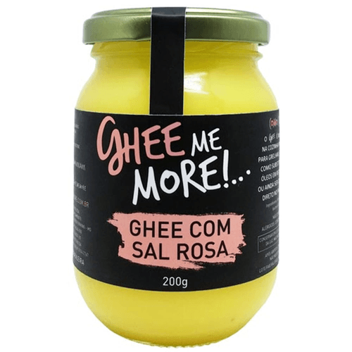 Manteiga Ghee C/ Sal Rosa 200g Ghee Me More