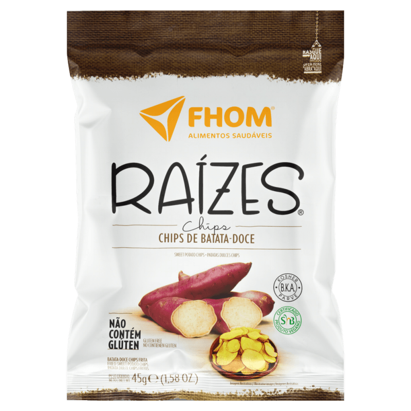 Chips-de-Batata-Doce-Frita-Fhom-Raizes-Pacote-45g