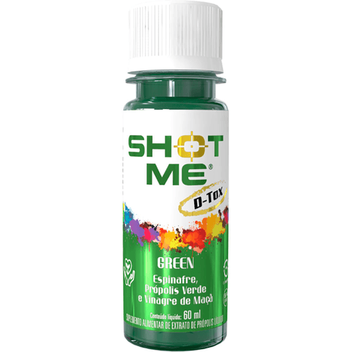 Suplemento Líquido Shot Me Green Extrato de Própolis 60ml