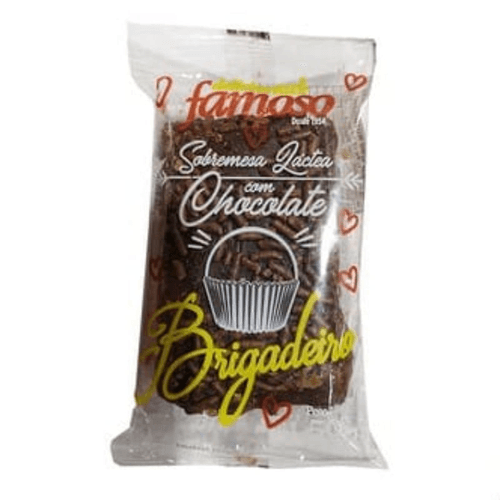 Barrinha de Brigadeiro Cremoso Sobremesa Láctea Famoso 50g