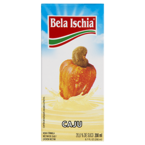 Néctar de Caju Bela Ischia Caixa 200ml