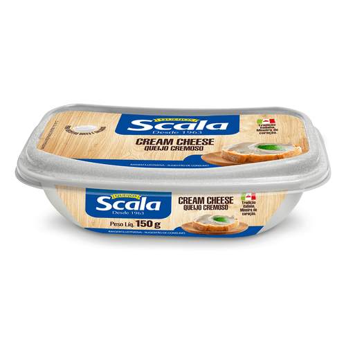 Cream Cheese Queijo Cremoso Scala Pote 150g