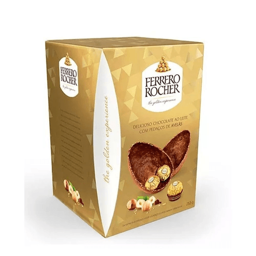 Ovo De Páscoa Ao Leite Ferrero Rocher Caixa 212,5g