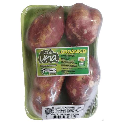 Legumes Batata Doce Org. Rio De Una 600g