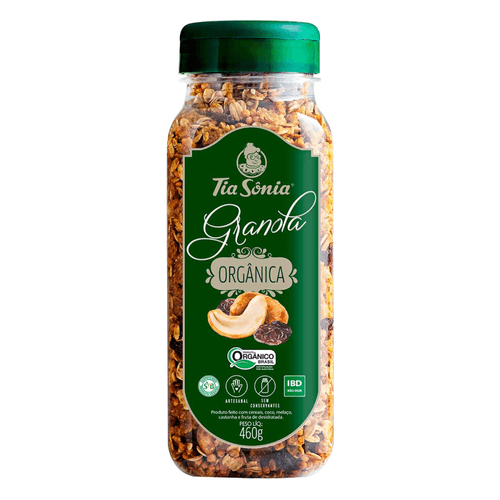 Granola Orgânica Tia Sonia 460g