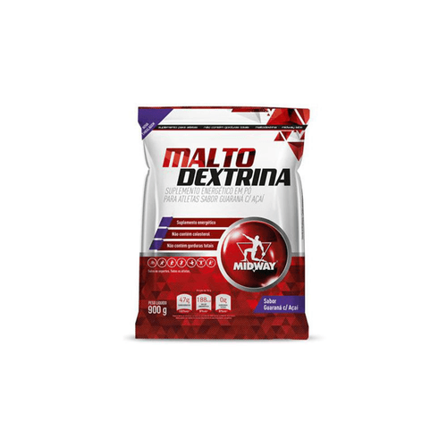 Malto Dextrina em Pó Midway Guaraná com Açaí Pacote 900 g