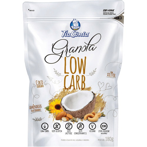 Granola Low Carb Tia Sonia Coco e Amêndoa 180g