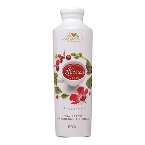 Cha Pto C/cranberry E Hibisco Libertea Ice Tea 500ml