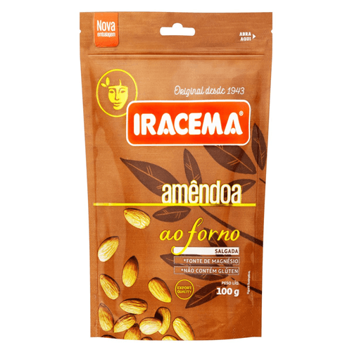 Amêndoa Salgada Iracema Ao Forno Pouch 100g