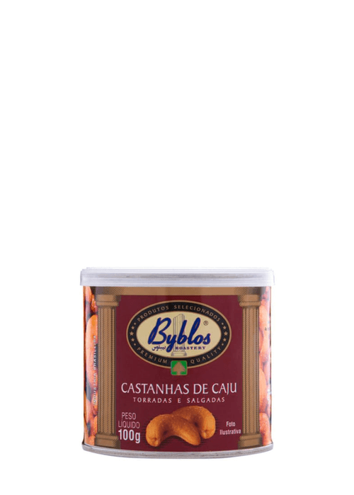 Castanha de Caju Byblos Torrada e Salgada Lata 100 g