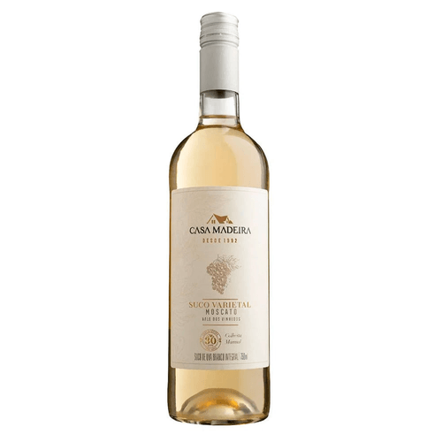 Suco Casa Madeira Integral Uva Branco Moscato 750ml