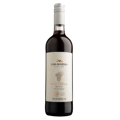 Suco de Uva Casa Madeira Integral Merlot Tinto 750ml