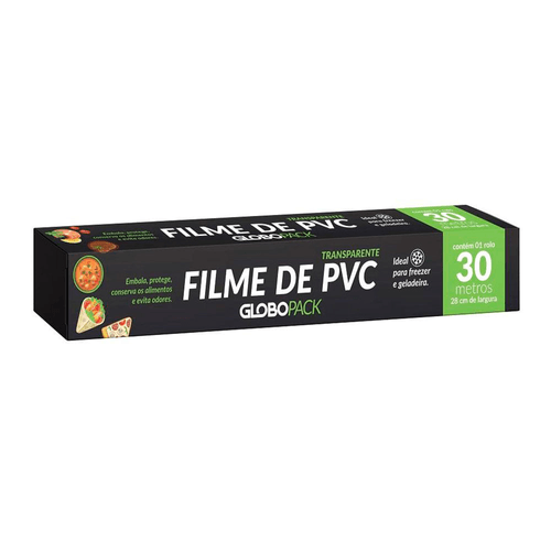 Filme de Pvc Globopack Rolo 28cmX30m