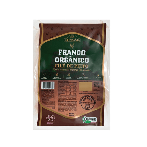 Filé de Peito Frango Caipira Germania Congelado 750g