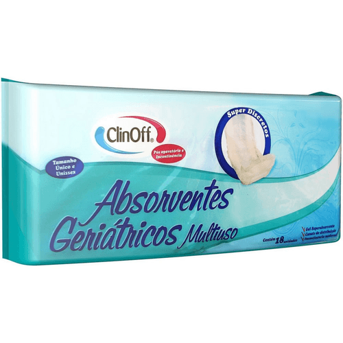 Absorvente Geriátrico Clin Off C/18 Unit