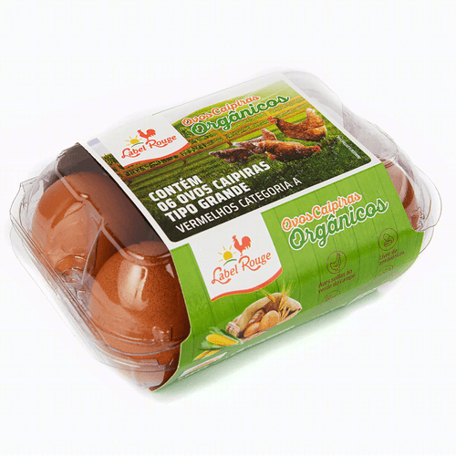 Ovo de Galinha Orgânico Label Rouge 6 Unidades