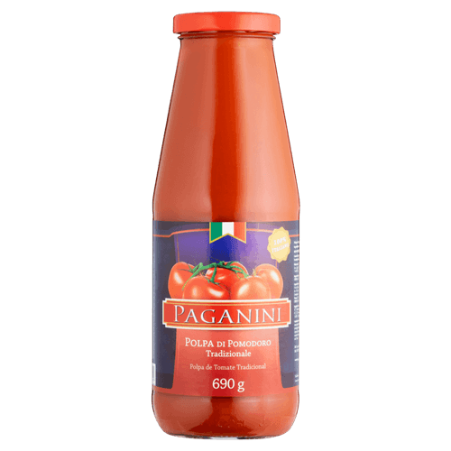 Polpa de Tomate Tradicional Paganini Vidro 690g