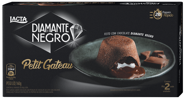 Petit-Gateau-Congelado-Chocolate-Recheio-Diamante-Negro-e-Laka-Lacta-Caixa-160g-2-Unidades