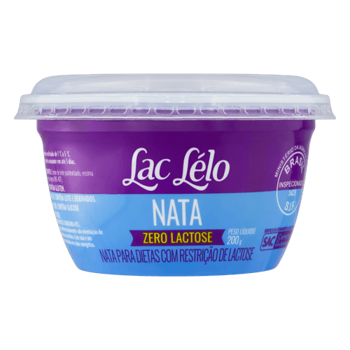 Nata Zero Lactose Lac Lélo Pote 200g
