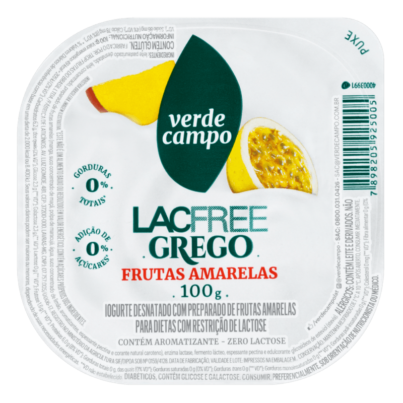 Iogurte-Desnatado-Grego-Frutas-Amarelas-Zero-Lactose-Verde-Campo-Lacfree-Pote-100g