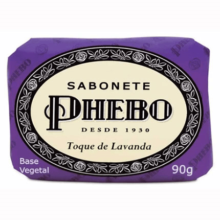 Sabonete Phebo Glicerinado Toque De Lavanda 90g