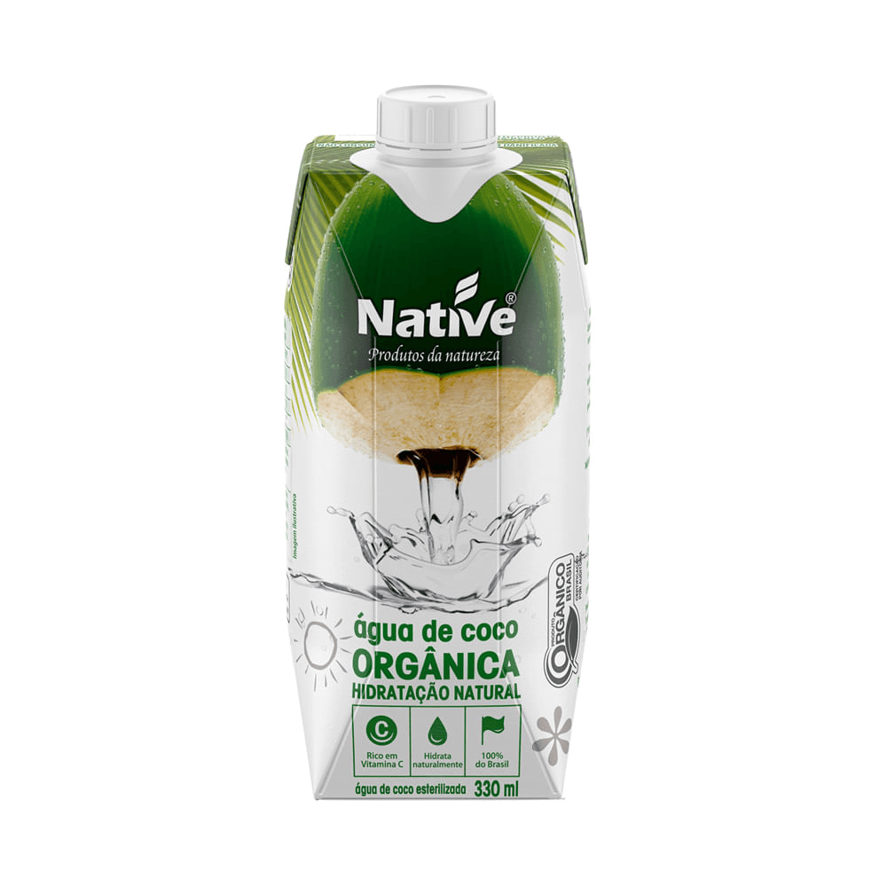 Água de Coco Orgânica Native Tetra Pak 330 ml