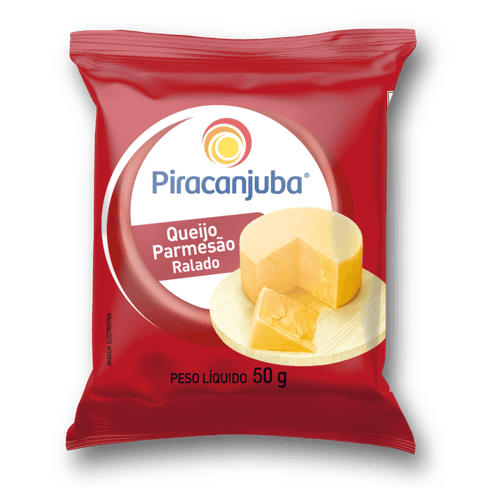 Queijo Parmesão Ralado Piracanjuba Pacote 50g