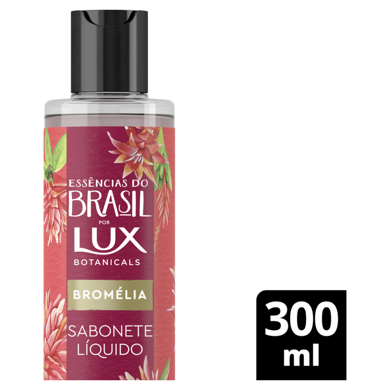 Sabonete-Liquido-de-Glicerina-Revitalizador-com-Oleo-de-Copaiba-Bromelia-Lux-Botanicals-Essencias-do-Brasil-Frasco-300ml