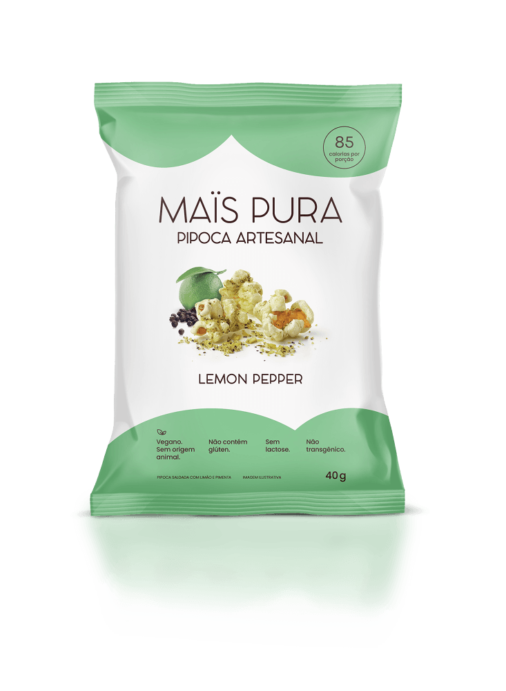 Pipoca-Pronta-Salgada-Artesanal-Lemon-Pepper-Maispura-Pacote-40g