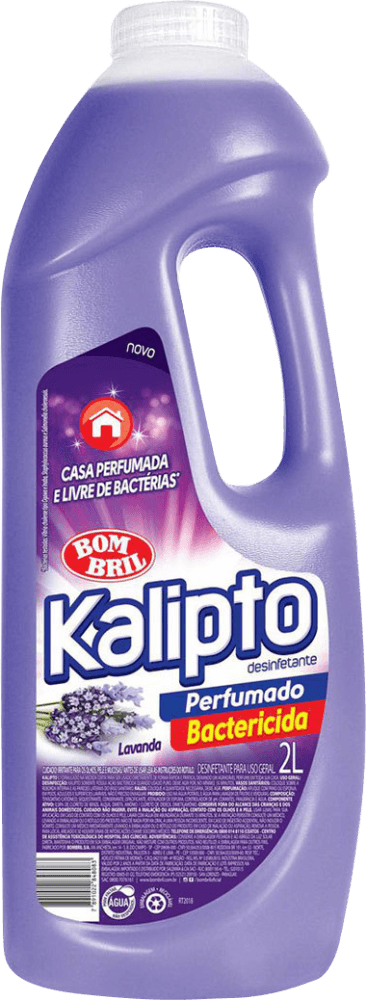 Desinfetante para Uso Geral Perfumado Bactericida Lavanda Kalipto Frasco 2l