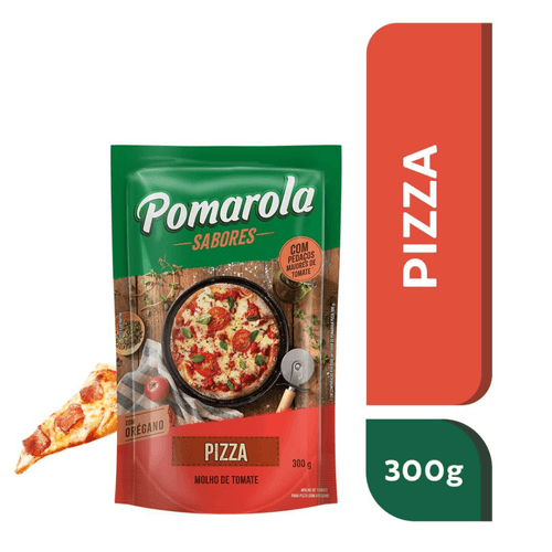 Molho de Tomate Pomarola Pizza Sachê 300g