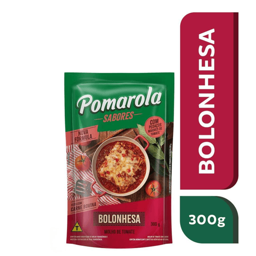 Molho de Tomate Pomarola Bolonhesa Sachê 300g