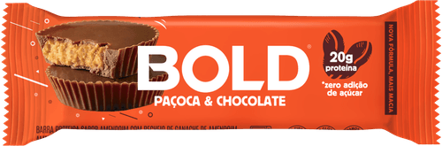 Barra Bold Bar Paçoca e Chocolate 60g