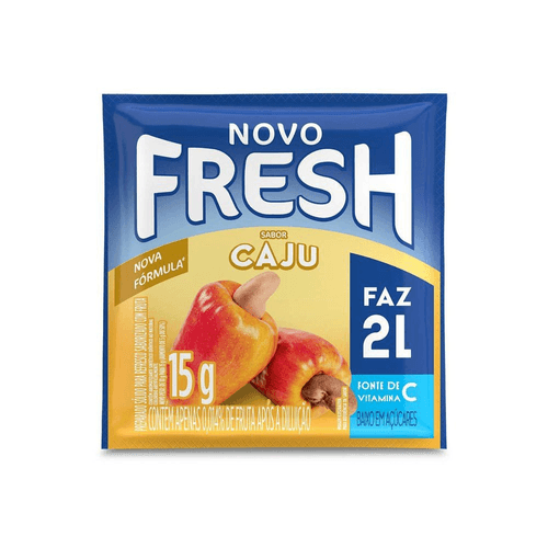 Refresco Em Pó Fresh Caju