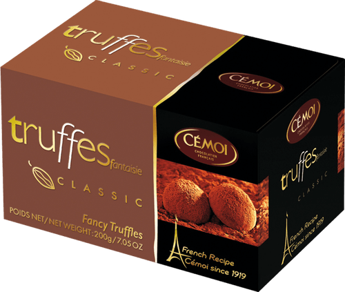 Trufa Francesa Cémoi de Chocolate e Avelã Box 200 g