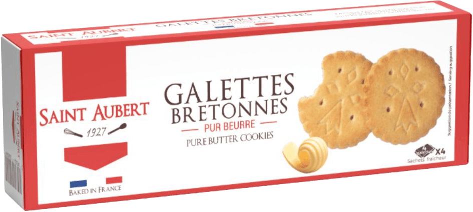 Biscoito Francês Amanteigado Saint Aubert Galettes Bretonnes 125g