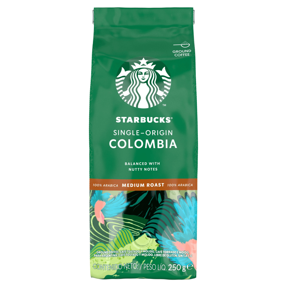 Café Torrado e Moído 100% Arábica Starbucks Single-Origin Colombia
