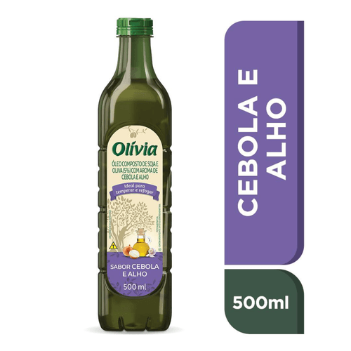 Óleo Composto Olívia Cebola e Alho PET 500ml